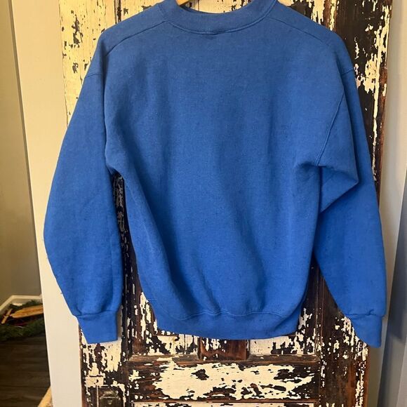 Vintage Let It Snow air brushed sweatshirt. Snowman. Christmas’s vintage.  M - Picture 5 of 7